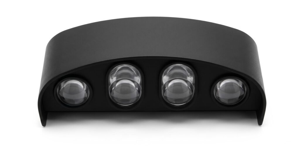 ENAARGY Lexus LED Wall Light, Outdoor, 3000K, IP65, Black, 2 Years Warranty ((8WAY) WW)